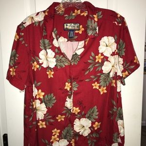 Cropped Hawaiian shirt